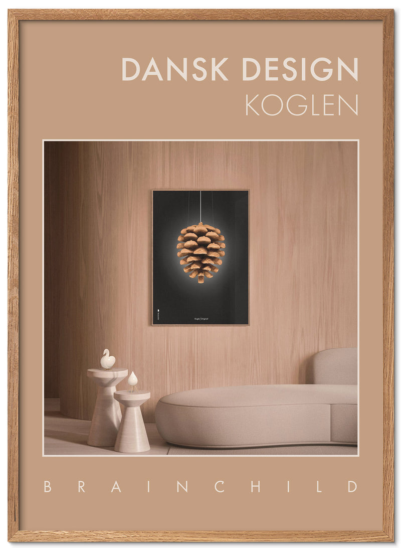 Brainchild – Plakat – Danish Design – Rum – Brun – Kogle