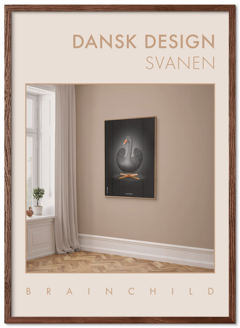 Brainchild – Plakat – Danish Design – Rum – Sandfarvet – Svane