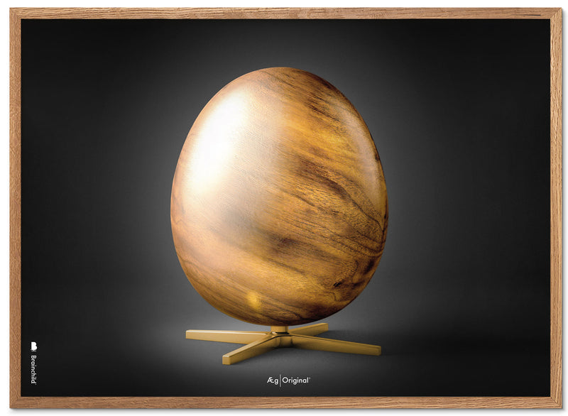 Brainchild – Plakat – Klassisk – Sort – Ægget Figuren – Tværformat