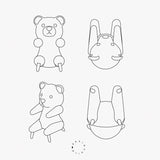 Brainchild – Træfigur – Bamse Figuren – Mahogni