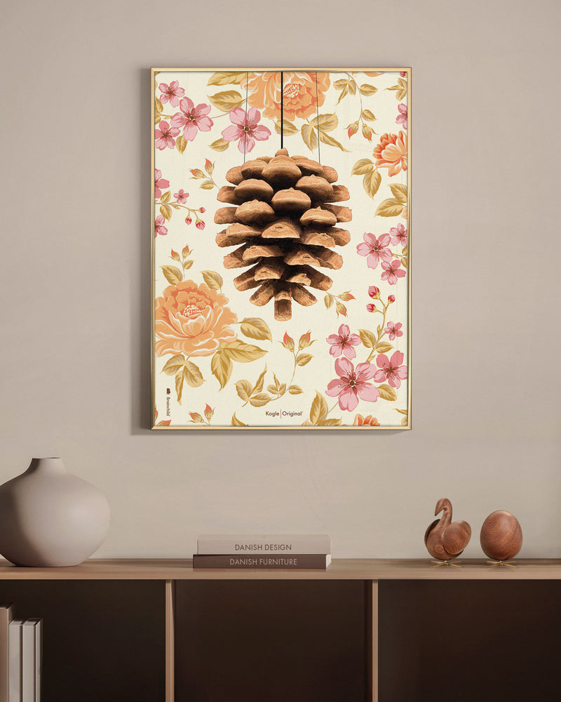 Brainchild – Plakat – Flora – Beige – Kogle