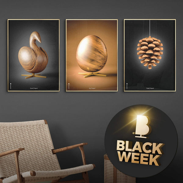 Black Week 2024 – Brainchild – Billedvæg – 3 valgfri plakater – 30×40 cm.