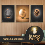 Black Week 2024 – Brainchild – Billedvæg – 3 valgfri plakater – 50×70 cm