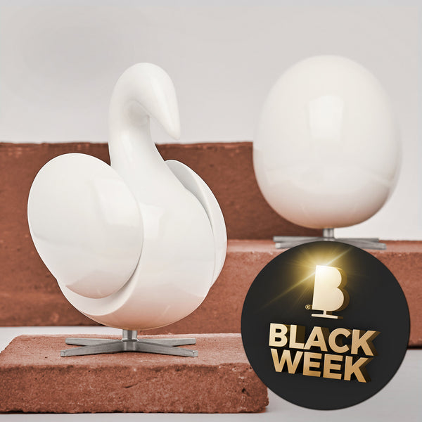 Black Week 2024 – Brainchild – 2 hvide træfigurer