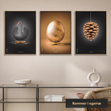Brainchild – 3 valgfri lærredsprint – Klassisk – 50x70 cm