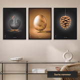 Brainchild – 3 valgfri lærredsprint – Klassisk – 50x70 cm