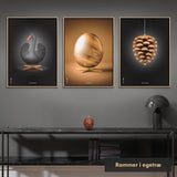 Brainchild – 3 valgfri lærredsprint – Klassisk – 70x100 cm