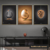 Brainchild – 3 valgfri lærredsprint – Klassisk – 70x100 cm