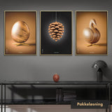 Brainchild – 3 valgfri lærredsprint – Klassisk – 70x100 cm