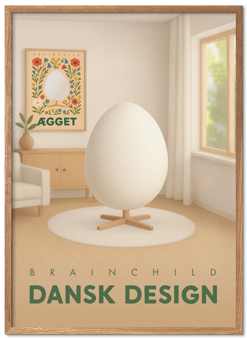 Brainchild – Plakat – Danish Design – Rum – Æg