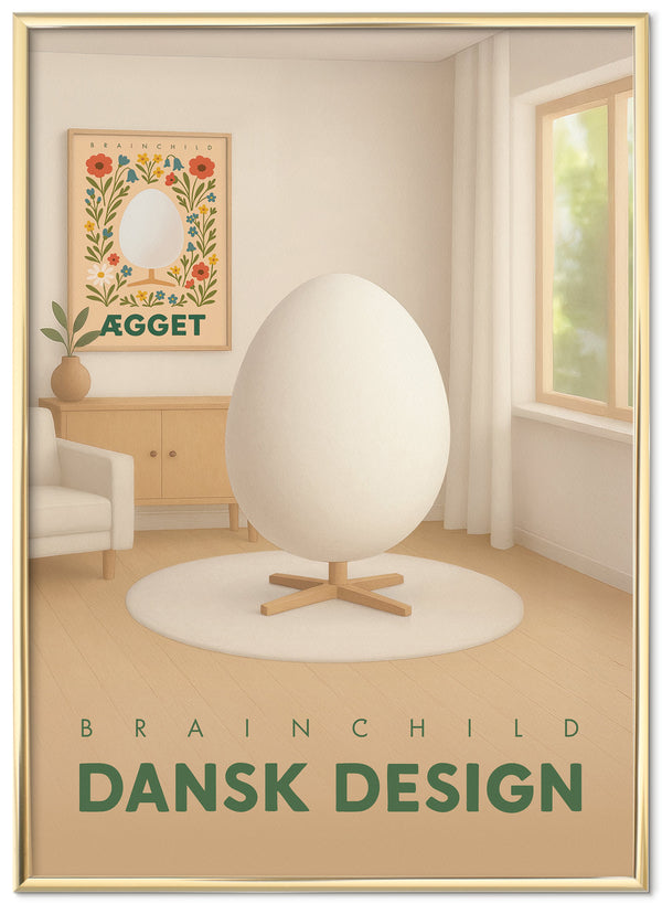 Brainchild – Plakat – Danish Design – Rum – Æg