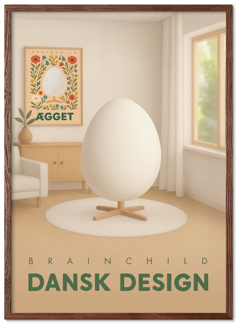 Brainchild – Plakat – Danish Design – Rum – Æg