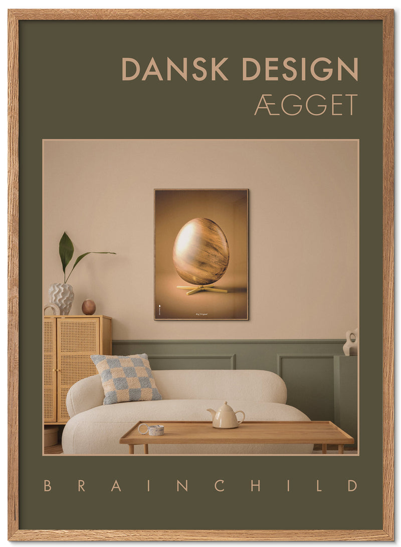 Brainchild – Plakat – Danish Design – Rum - Grøn – Æg