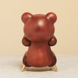 Brainchild – Træfigur – Bamse Figuren – Mahogni