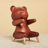 Brainchild – Træfigur – Bamse Figuren – Mahogni