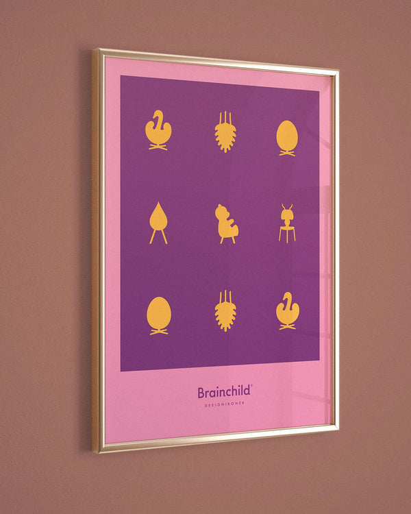 Brainchild – Plakat – Designikoner – Lyserød