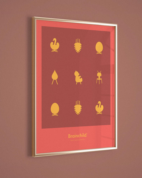 Brainchild – Plakat – Designikoner – Rød