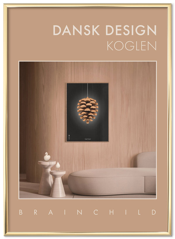 Brainchild – Plakat – Danish Design – Rum - Brun – Kogle