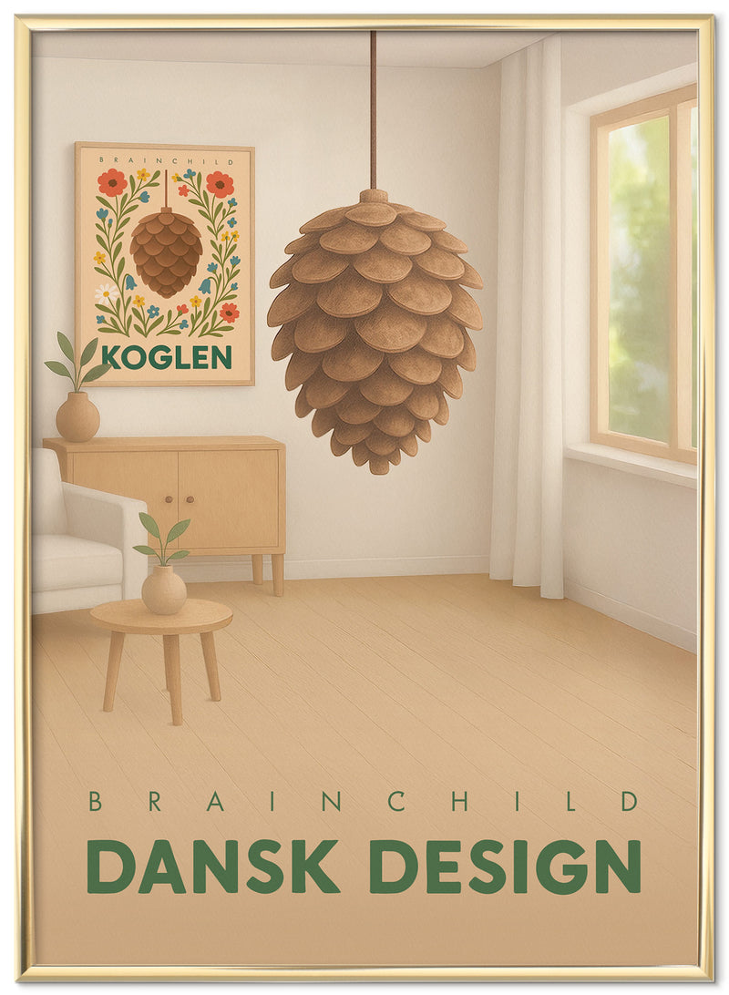 Brainchild – Plakat – Danish Design – Rum – Kogle