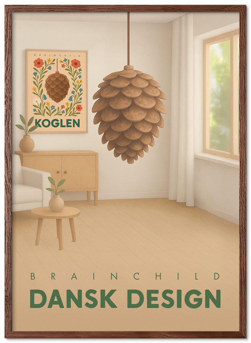 Brainchild – Plakat – Danish Design – Rum – Kogle