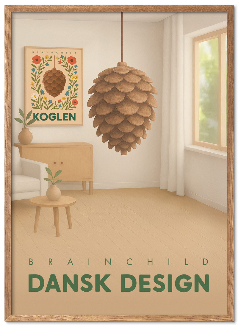 Brainchild – Plakat – Danish Design – Rum – Kogle