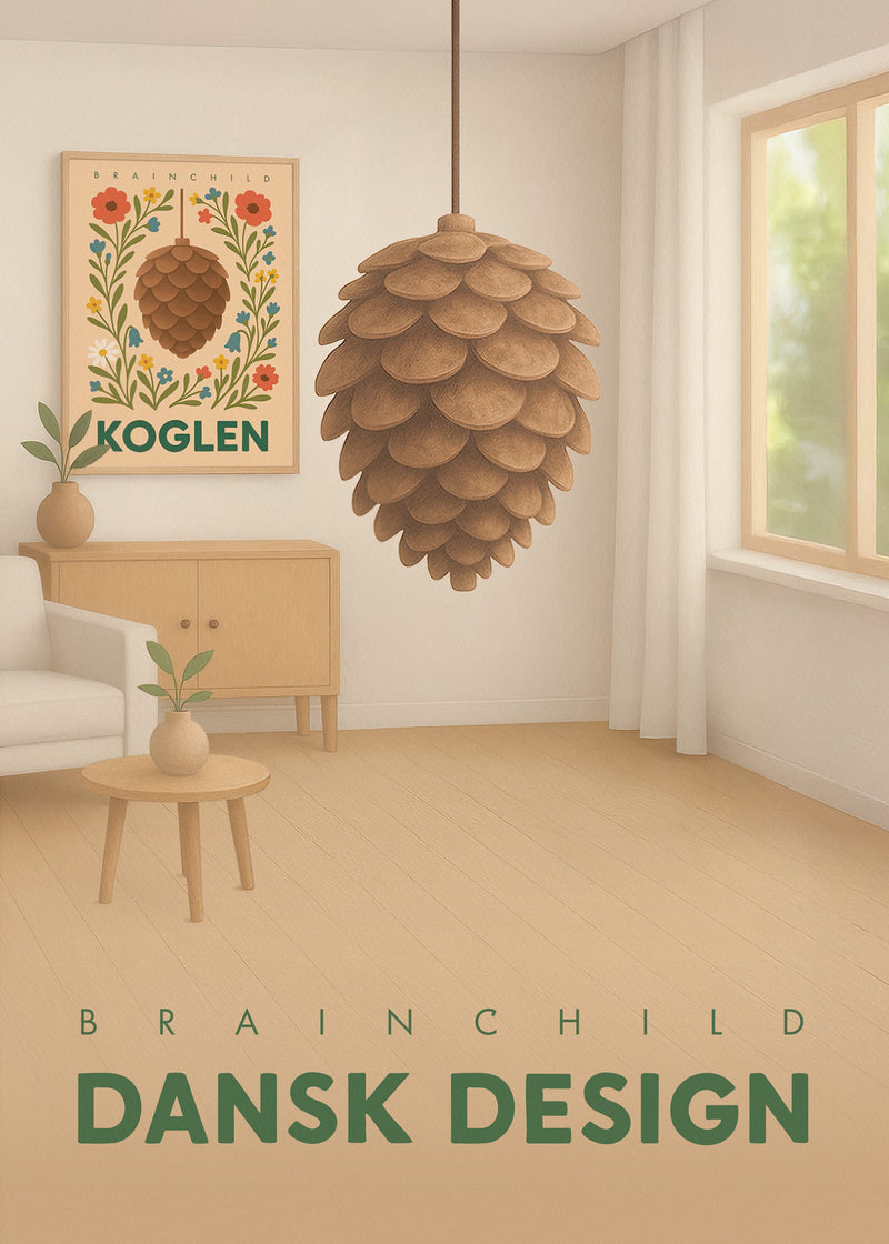 Brainchild – Plakat – Danish Design – Rum – Kogle