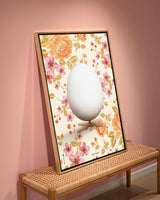 Brainchild – Lærredsprint – Flora – Beige – Klassisk Æg