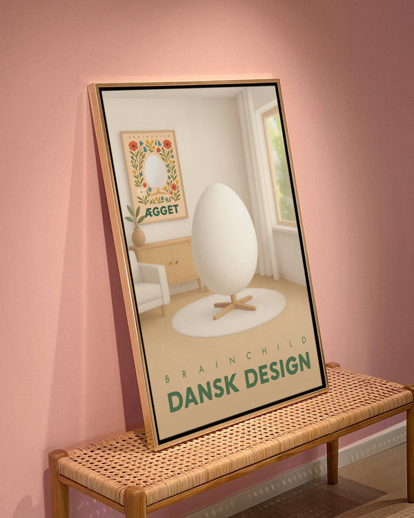 Brainchild – Lærredsprint – Danish Design – Rum – Æg