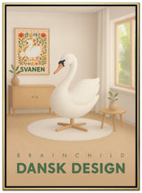 Brainchild – Lærredsprint – Danish Design – Rum – Svane