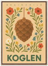 Brainchild – Lærredsprint – Flora – Varm sand – Kogle