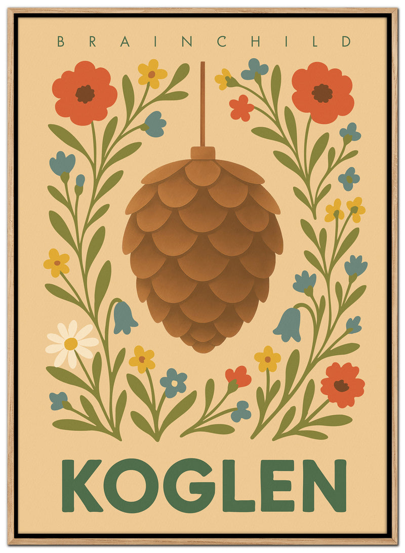 Brainchild – Lærredsprint – Flora – Varm sand – Kogle