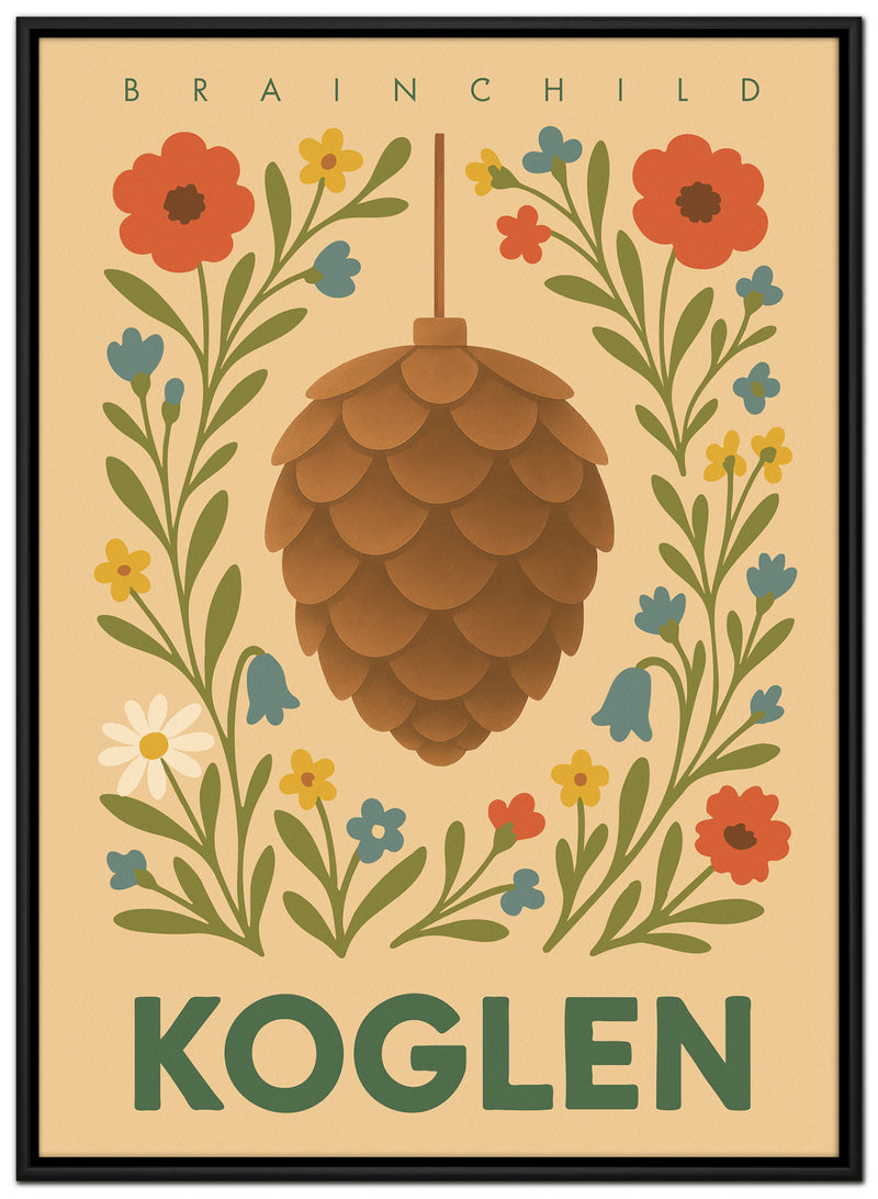 Brainchild – Lærredsprint – Flora – Varm sand – Kogle