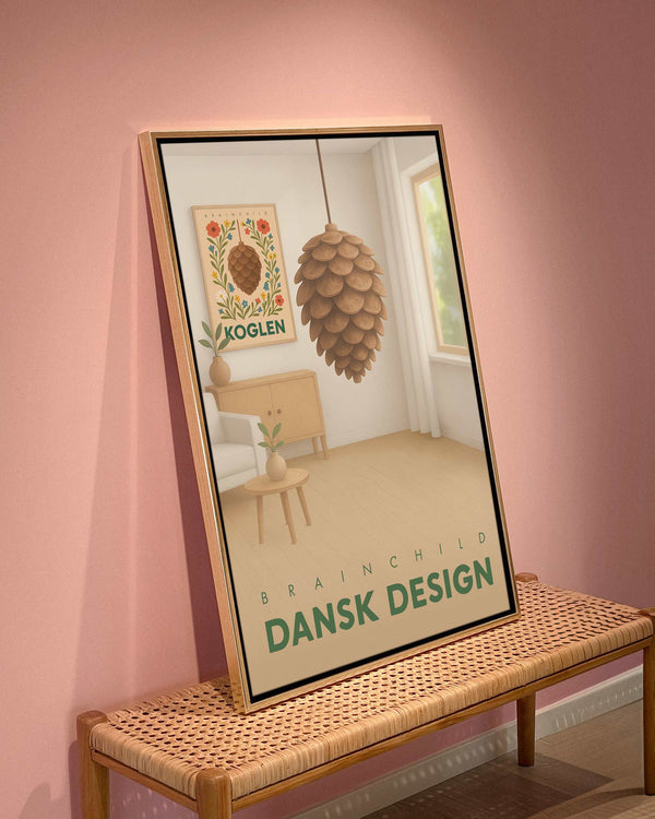 Brainchild – Lærredsprint – Danish Design – Rum – Kogle