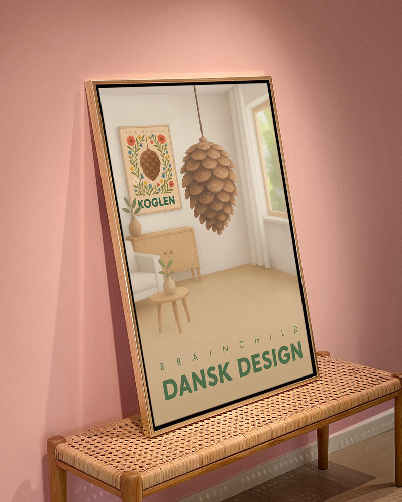 Brainchild – Lærredsprint – Danish Design – Rum – Kogle