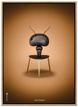 Brainchild – Lærredsprint – Klassisk – Brun – Myre