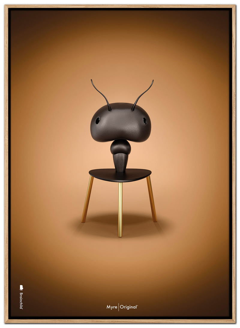 Brainchild – Lærredsprint – Klassisk – Brun – Myre