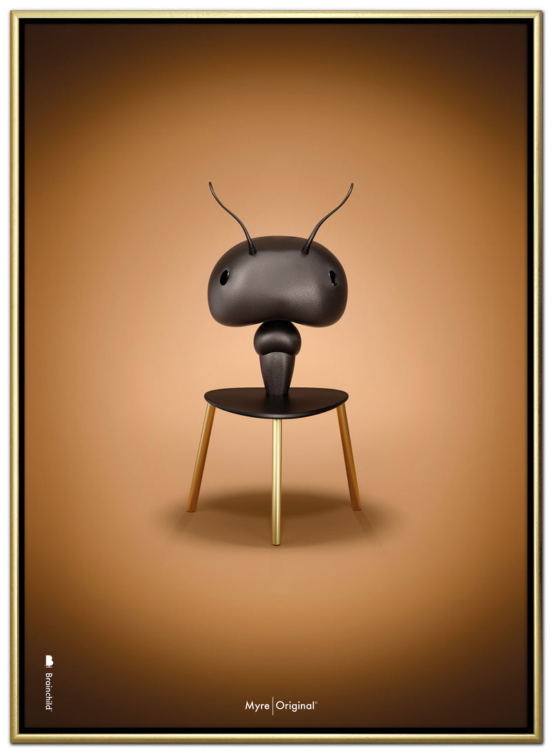 Brainchild – Lærredsprint – Klassisk – Brun – Myre