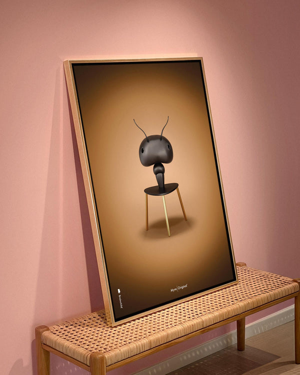 Brainchild – Lærredsprint – Klassisk – Brun – Myre