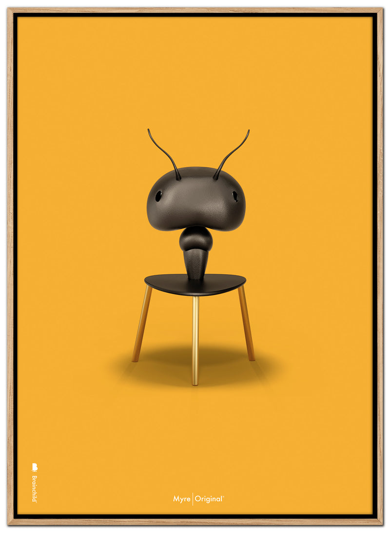 Brainchild – Lærredsprint – Klassisk – Gul – Myre