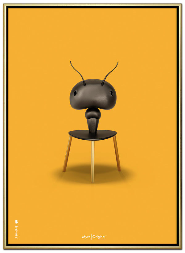 Brainchild – Lærredsprint – Klassisk – Gul – Myre