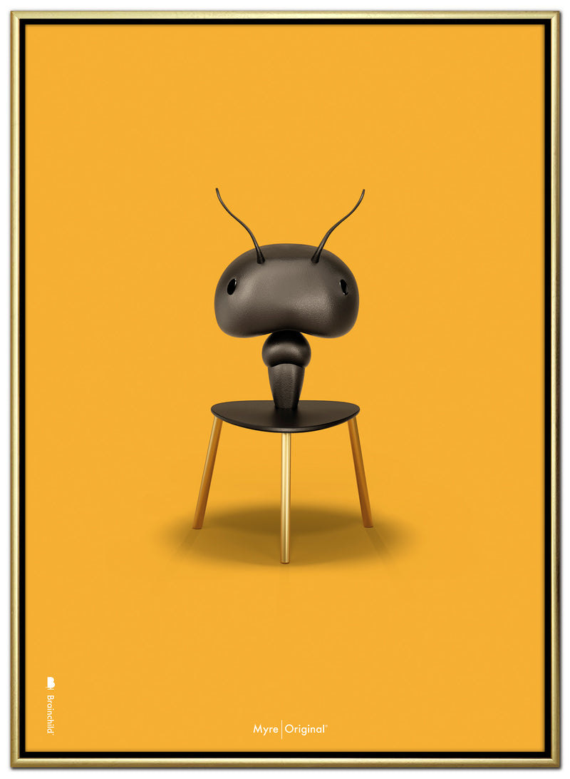 Brainchild – Lærredsprint – Klassisk – Gul – Myre