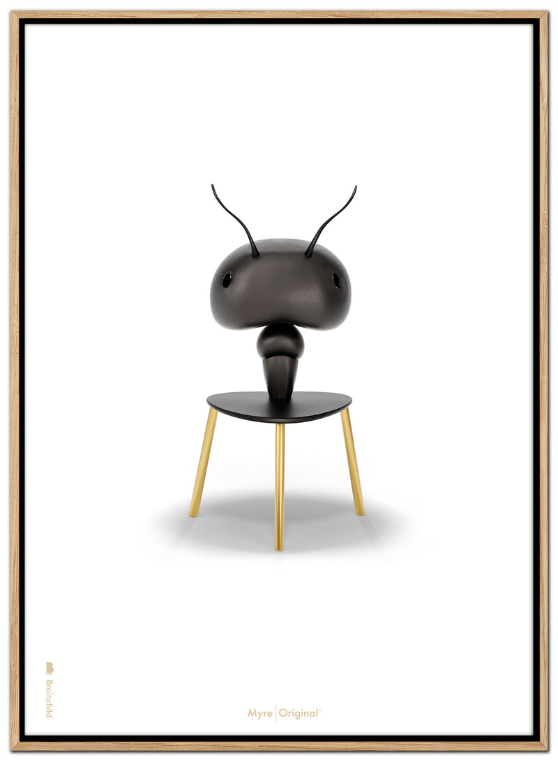 Brainchild – Lærredsprint – Klassisk – Hvid – Myre