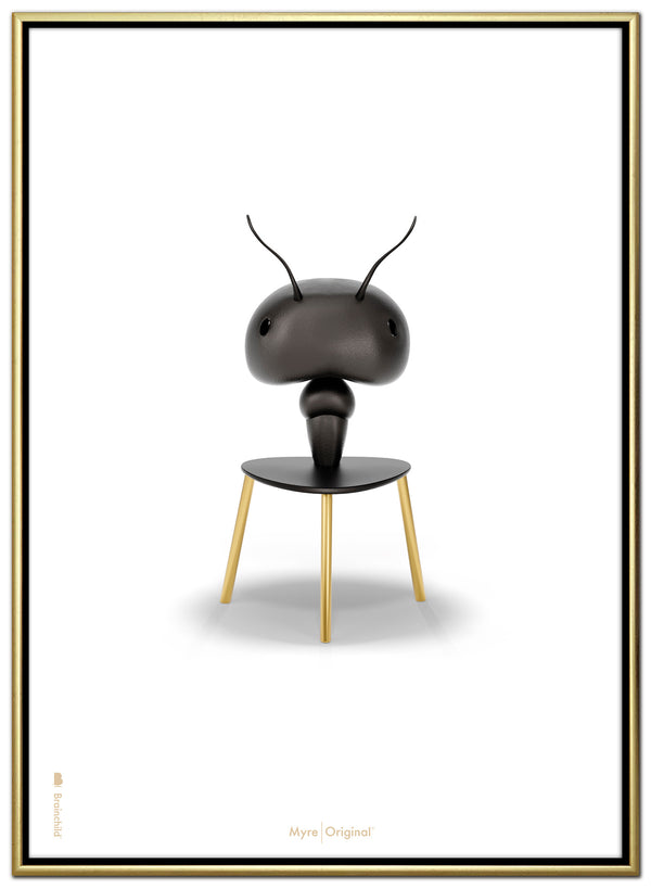 Brainchild – Lærredsprint – Klassisk – Hvid – Myre