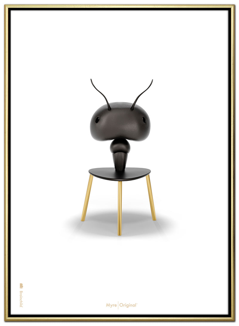 Brainchild – Lærredsprint – Klassisk – Hvid – Myre