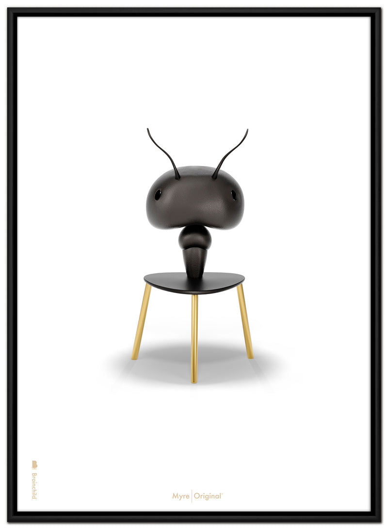 Brainchild – Lærredsprint – Klassisk – Hvid – Myre