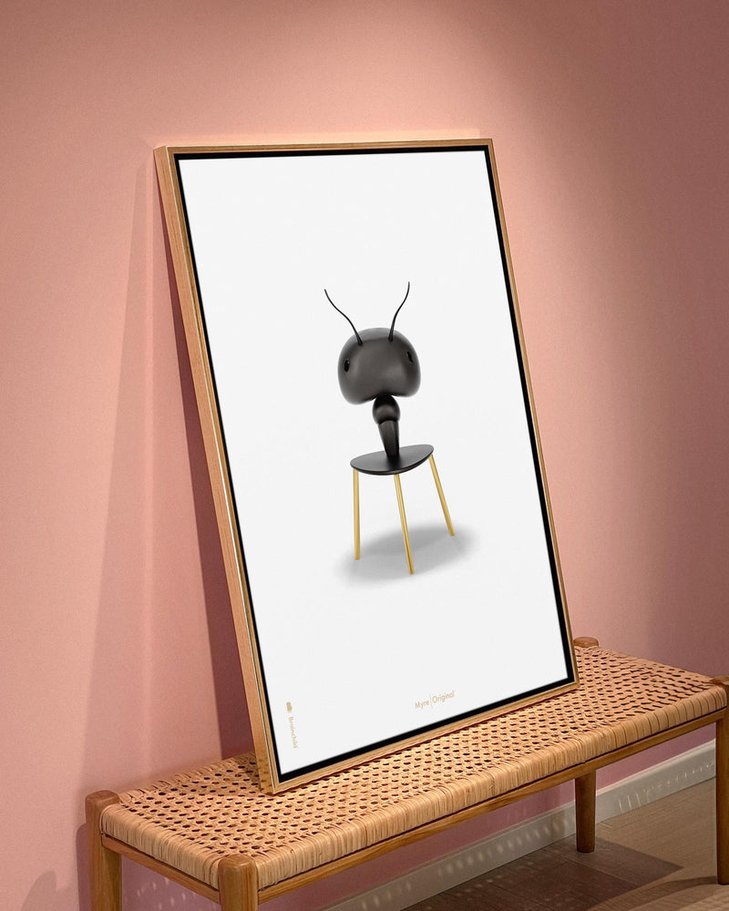 Brainchild – Lærredsprint – Klassisk – Hvid – Myre