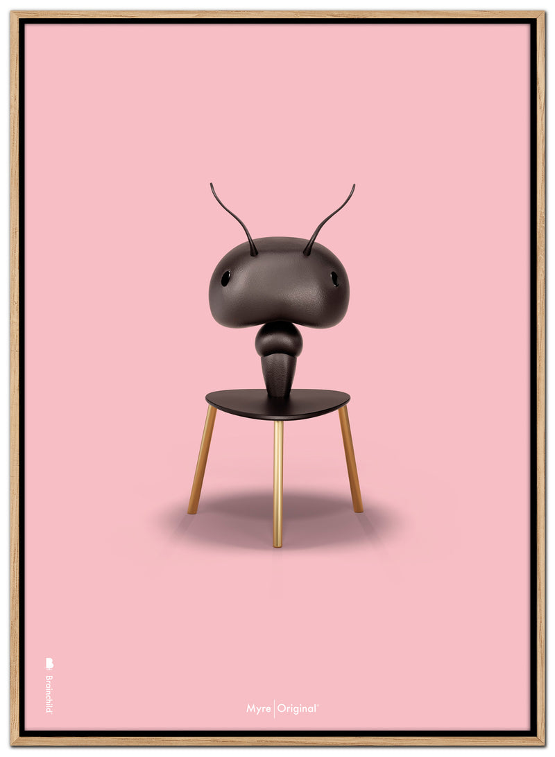 Brainchild – Lærredsprint – Klassisk – Rosa – Myre