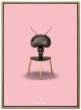 Brainchild – Lærredsprint – Klassisk – Rosa – Myre