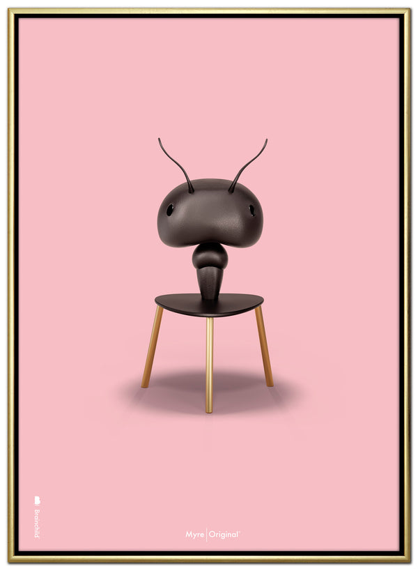 Brainchild – Lærredsprint – Klassisk – Rosa – Myre