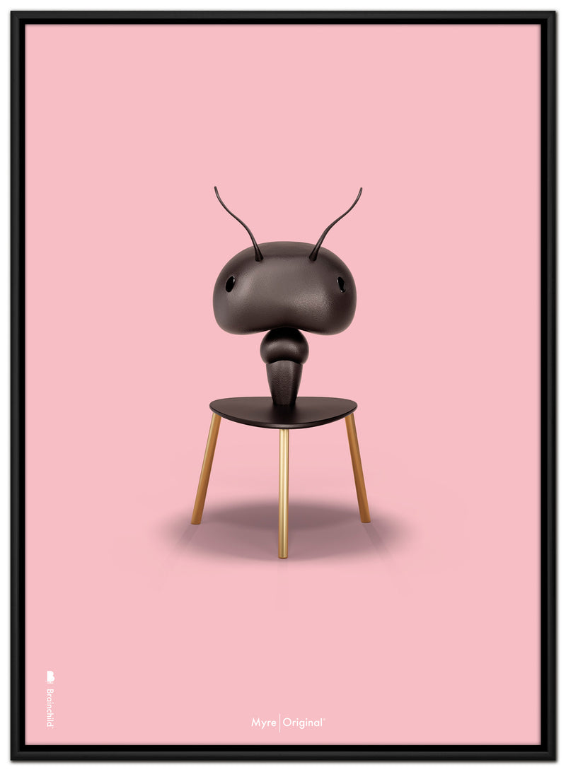 Brainchild – Lærredsprint – Klassisk – Rosa – Myre